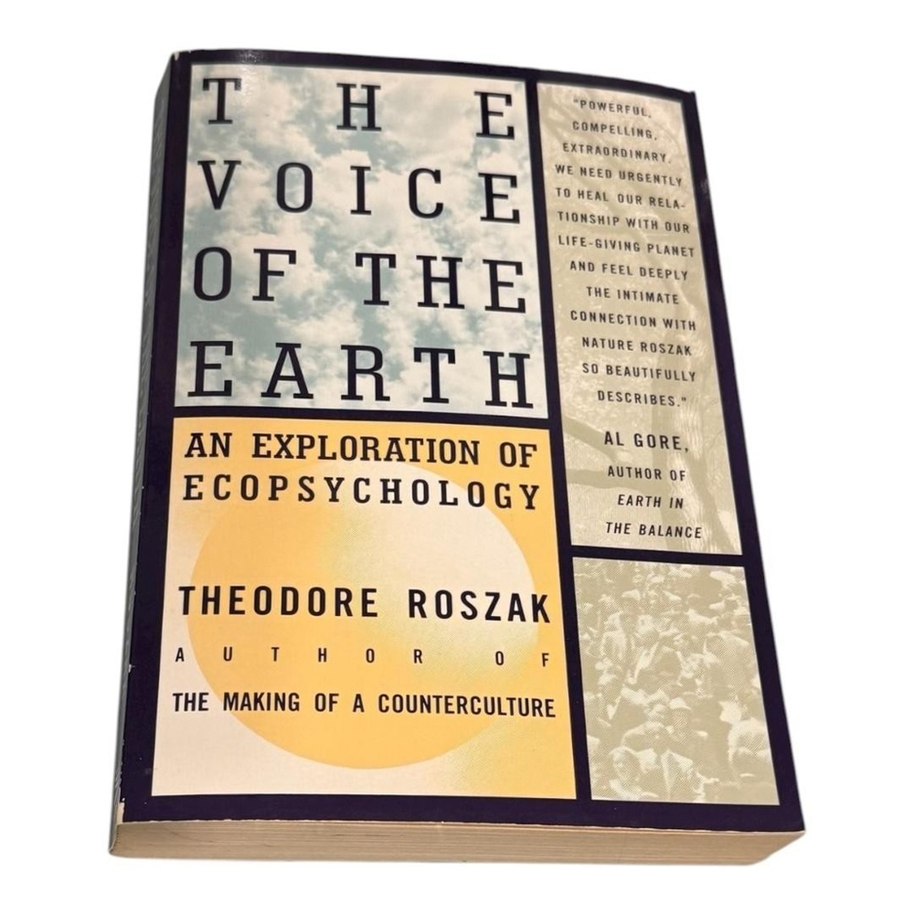 The Voice of the Earth Theodore Roszak Ecopsychology Paperback ISBN 0671867539